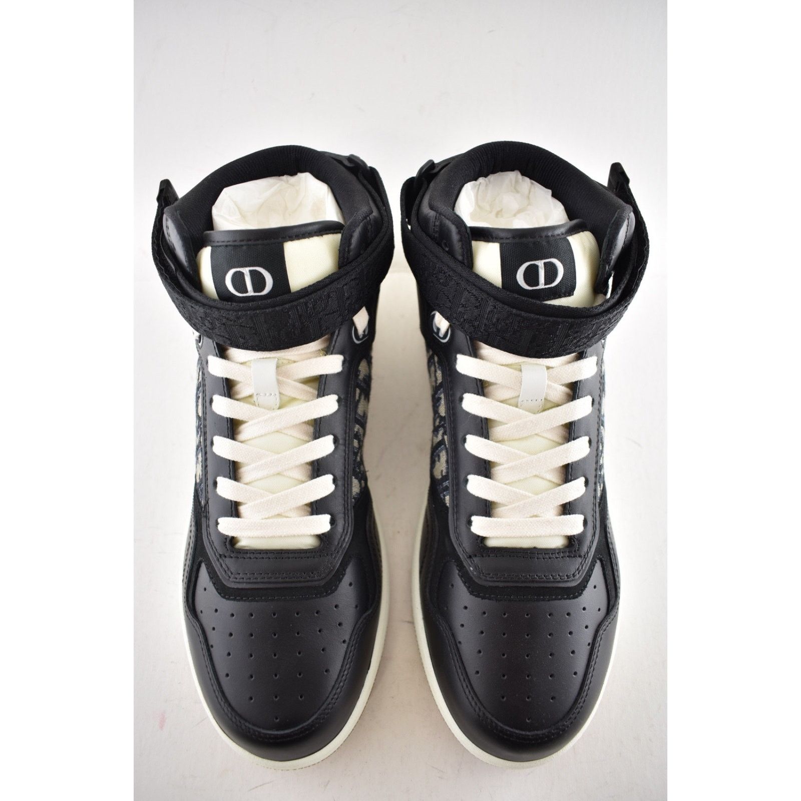 Dior Dior Mens B27 Leather Oblique High Top Sneakers 44 11 Size US 11 / EU 44 - 8 Thumbnail