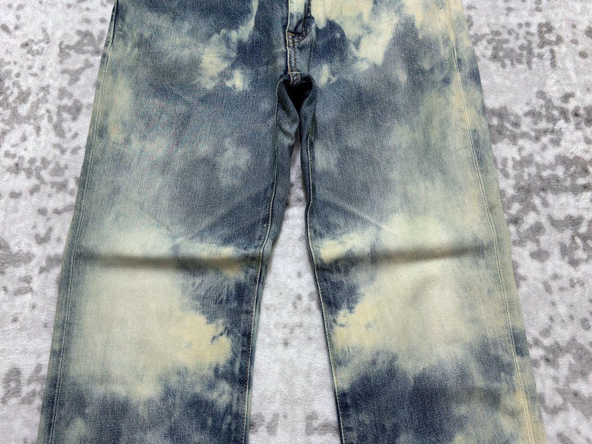 Edwin Edwin 503 Vintage Distressed Acid Wash Denim Regular Fit Size US 30 / EU 46 - 6 Thumbnail