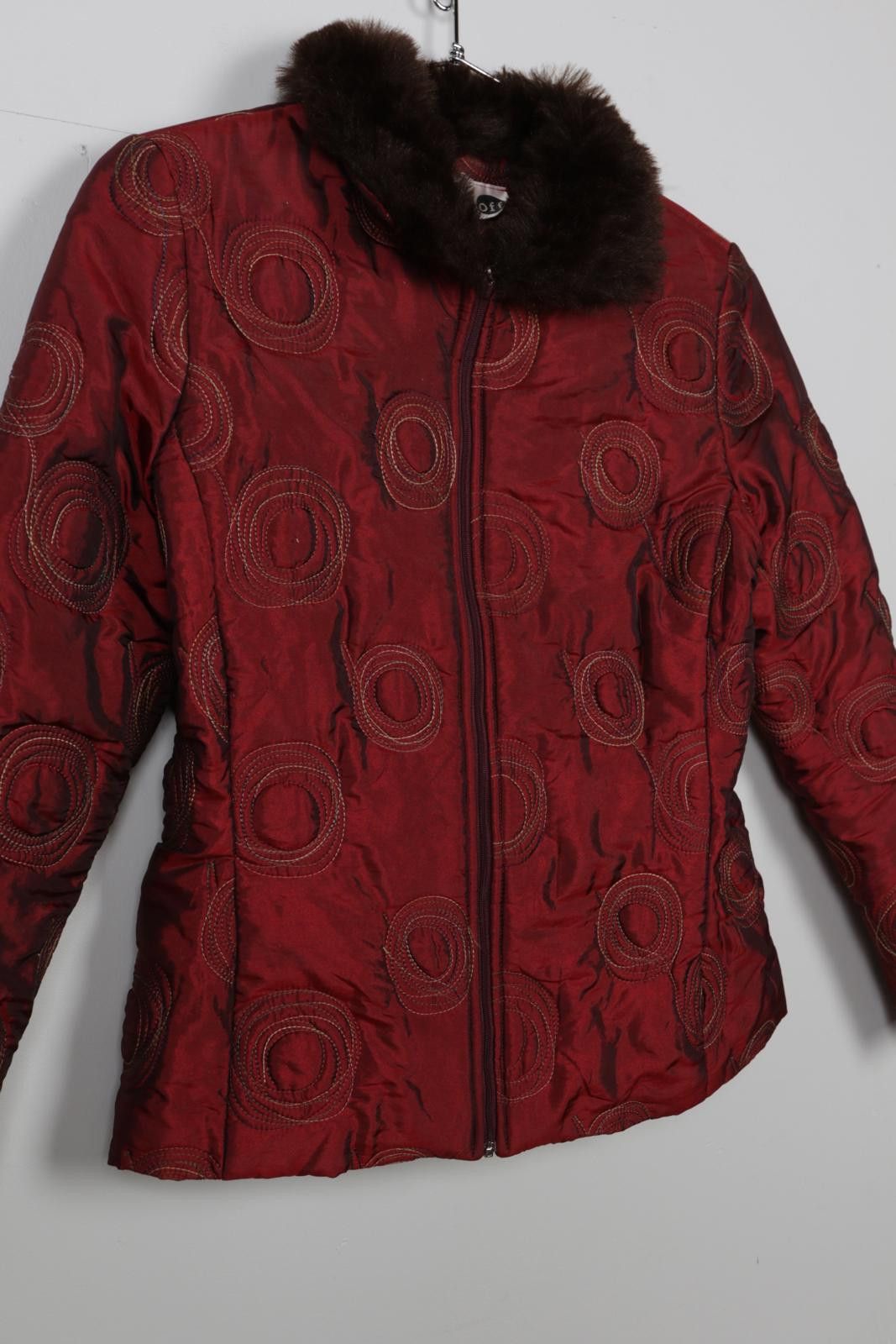 Unknown London 00's ON by Leboff Spiral Fitted Puffer Jacket Size M / US 6-8 / IT 42-44 - 3 Thumbnail