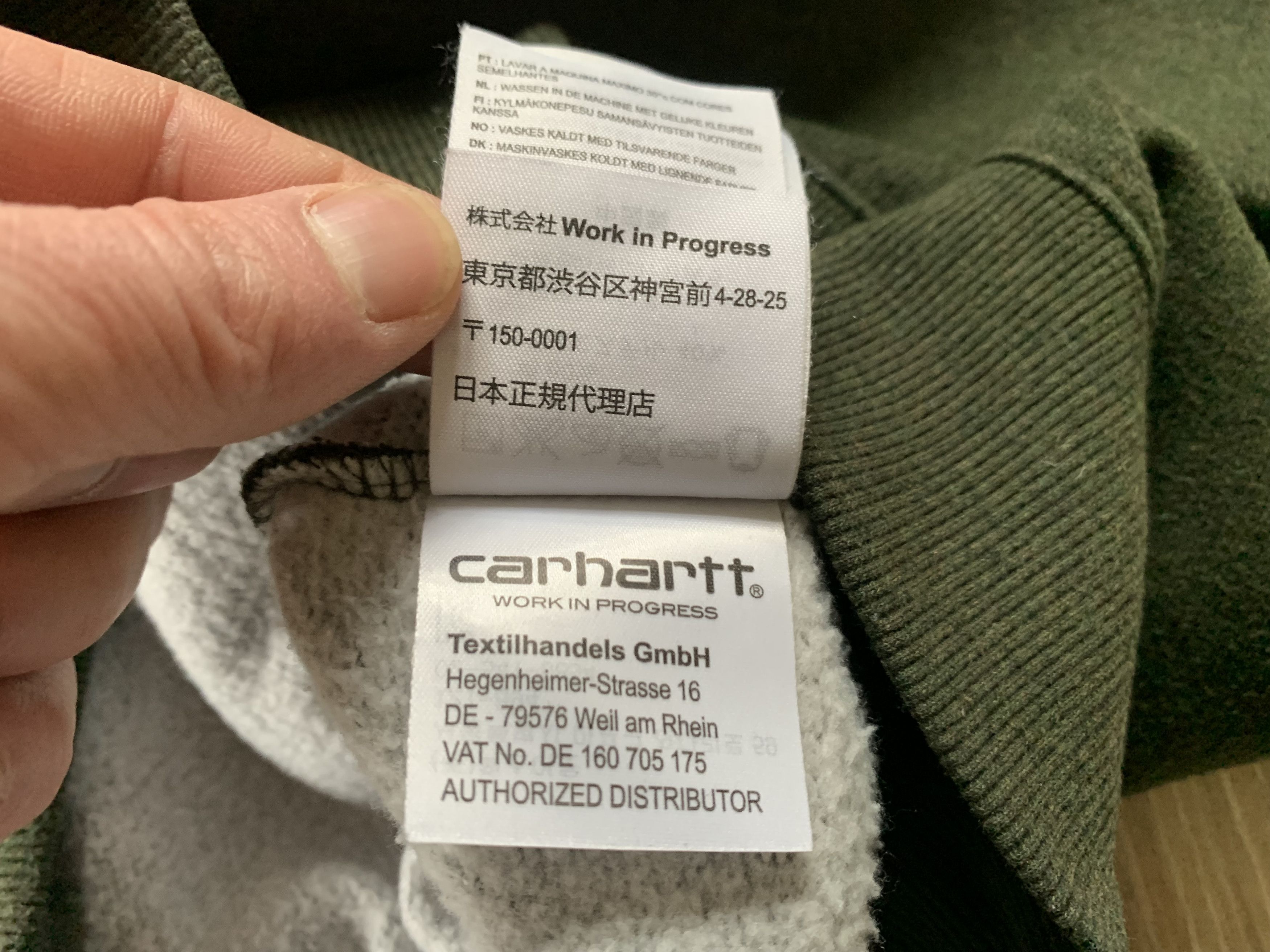 Carhartt × Vintage Carhartt Holbrook Khaki Cotton Sweater Size US M / EU 48-50 / 2 - 12 Thumbnail