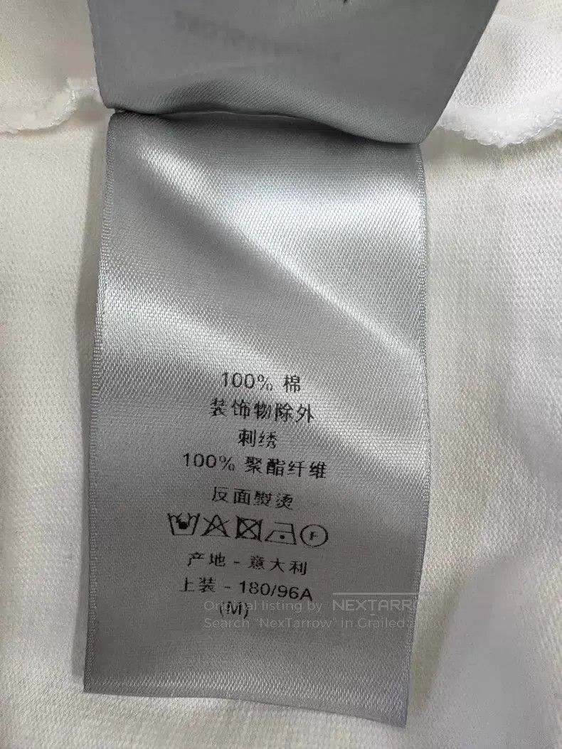 Dior Dior White logo embroidered floral print round-neck T-shir Size US M / EU 48-50 / 2 - 8 Thumbnail