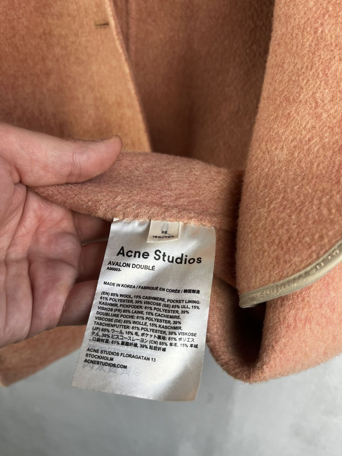 Acne Studios Acne Studios Double face coat Size XXS / US 00 / IT 34 - 6 Thumbnail