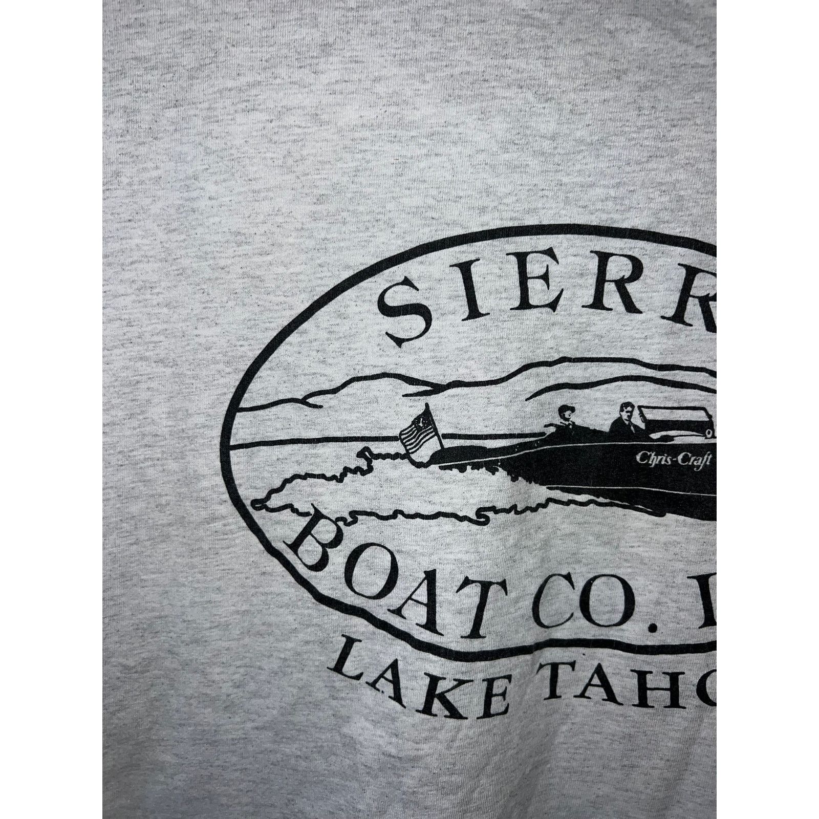 Vintage Y2K Women's Sierra Boat Lake Tahoe Crop Top Shirt Women XL Size XL / US 12-14 / IT 48-50 - 8 Thumbnail