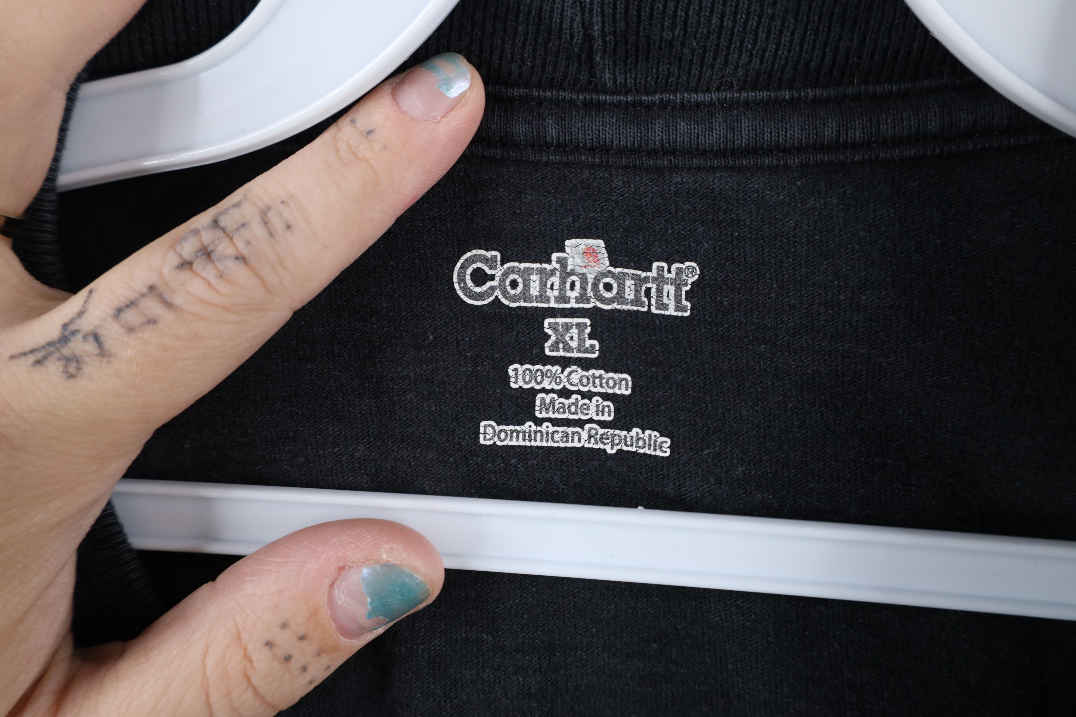 Carhartt Vintage Carhartt Spell Out Heavyweight Long Sleeve T-Shirt Size US XL / EU 56 / 4 - 8 Thumbnail