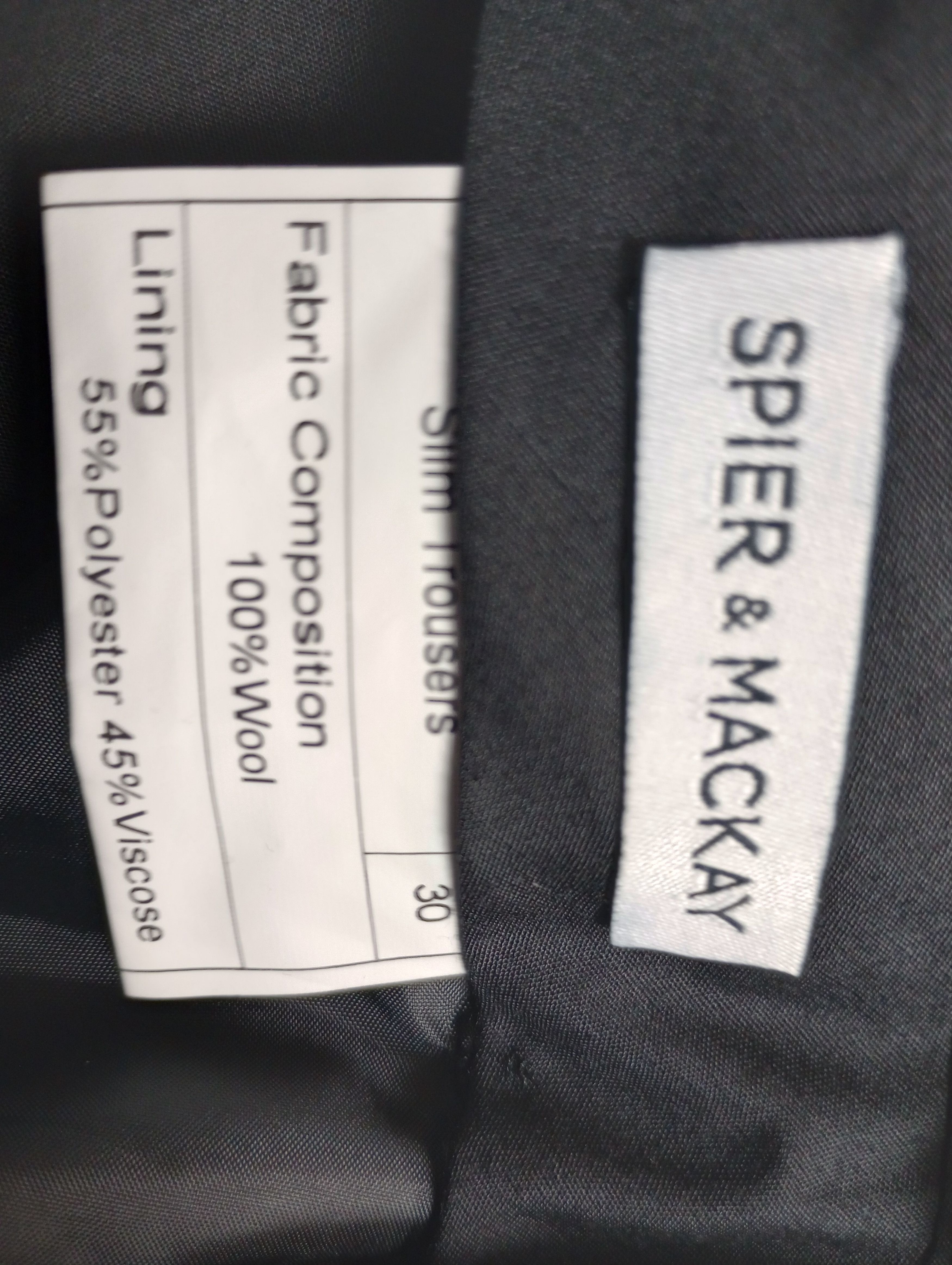 Spier & Mackay Spier And Mackay Slim Trouser W30 - Bright Blue - Side Tabs Size 36R - 8 Thumbnail