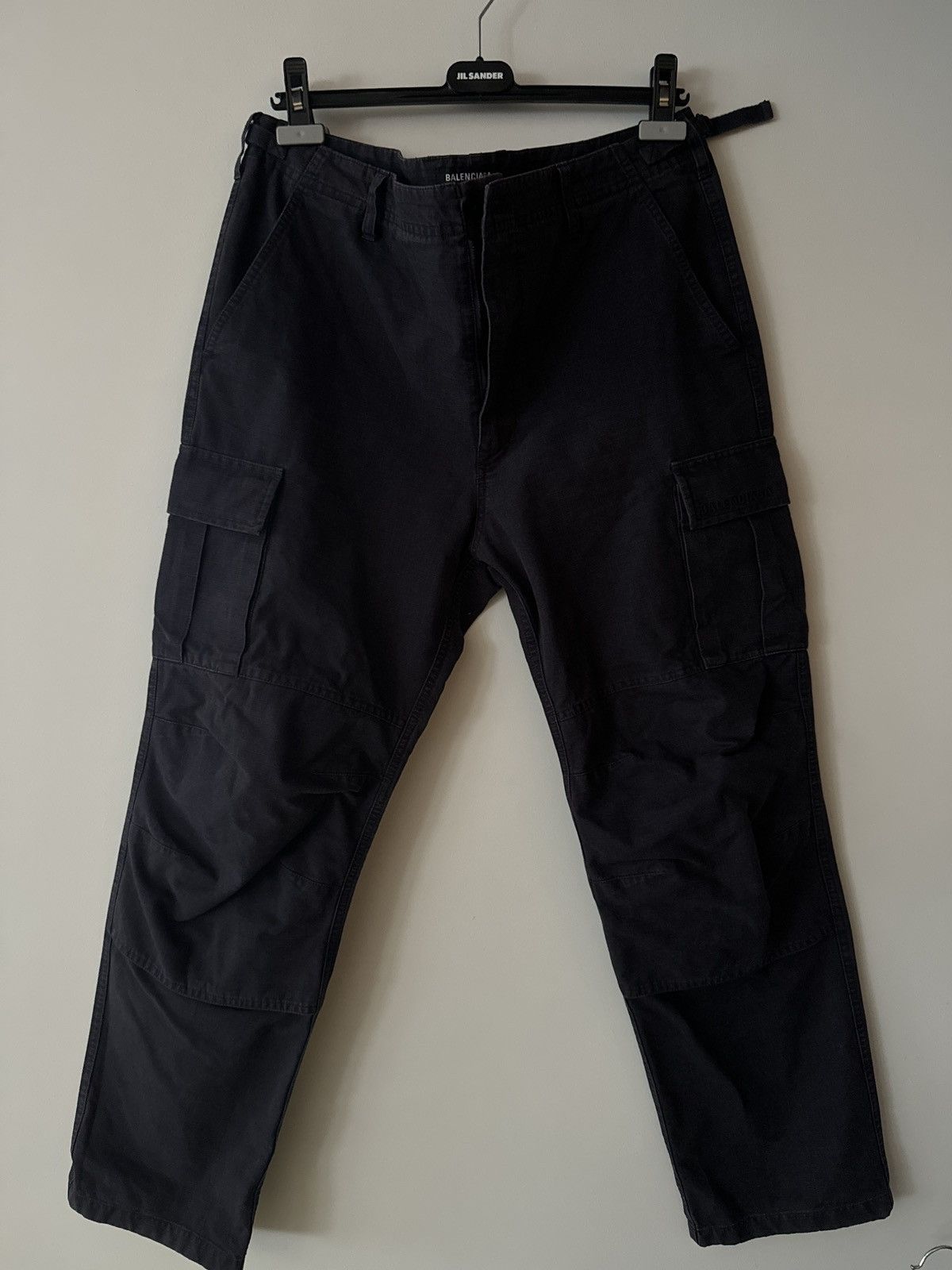 image of Balenciaga Cotton Cargo Pants in Brown, Men's (Size 36)