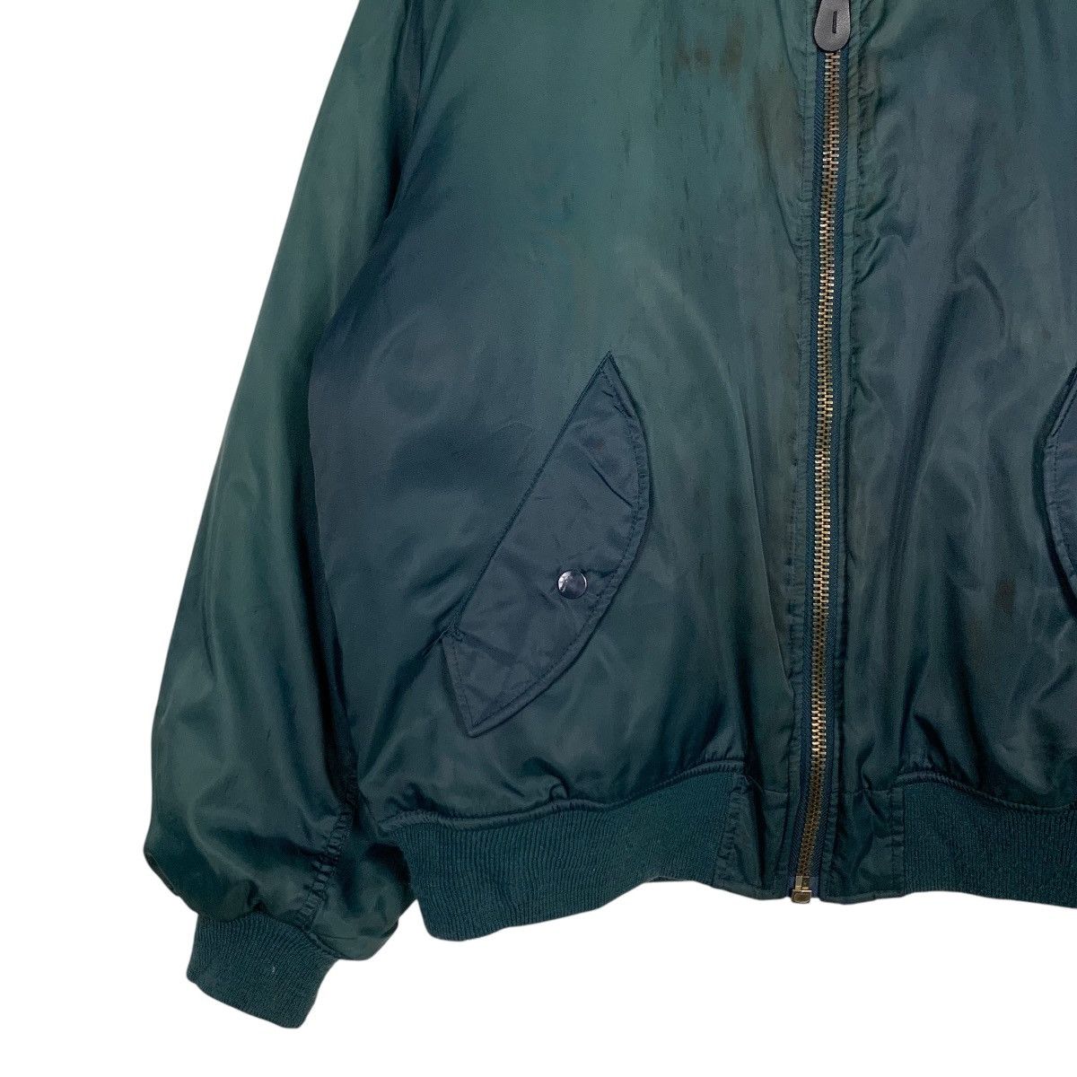 Vintage 90's PHANTOM MILITARY Ma1 Flight Bomber Jacket #2490-C112 Size US L / EU 52-54 / 3 - 5 Thumbnail