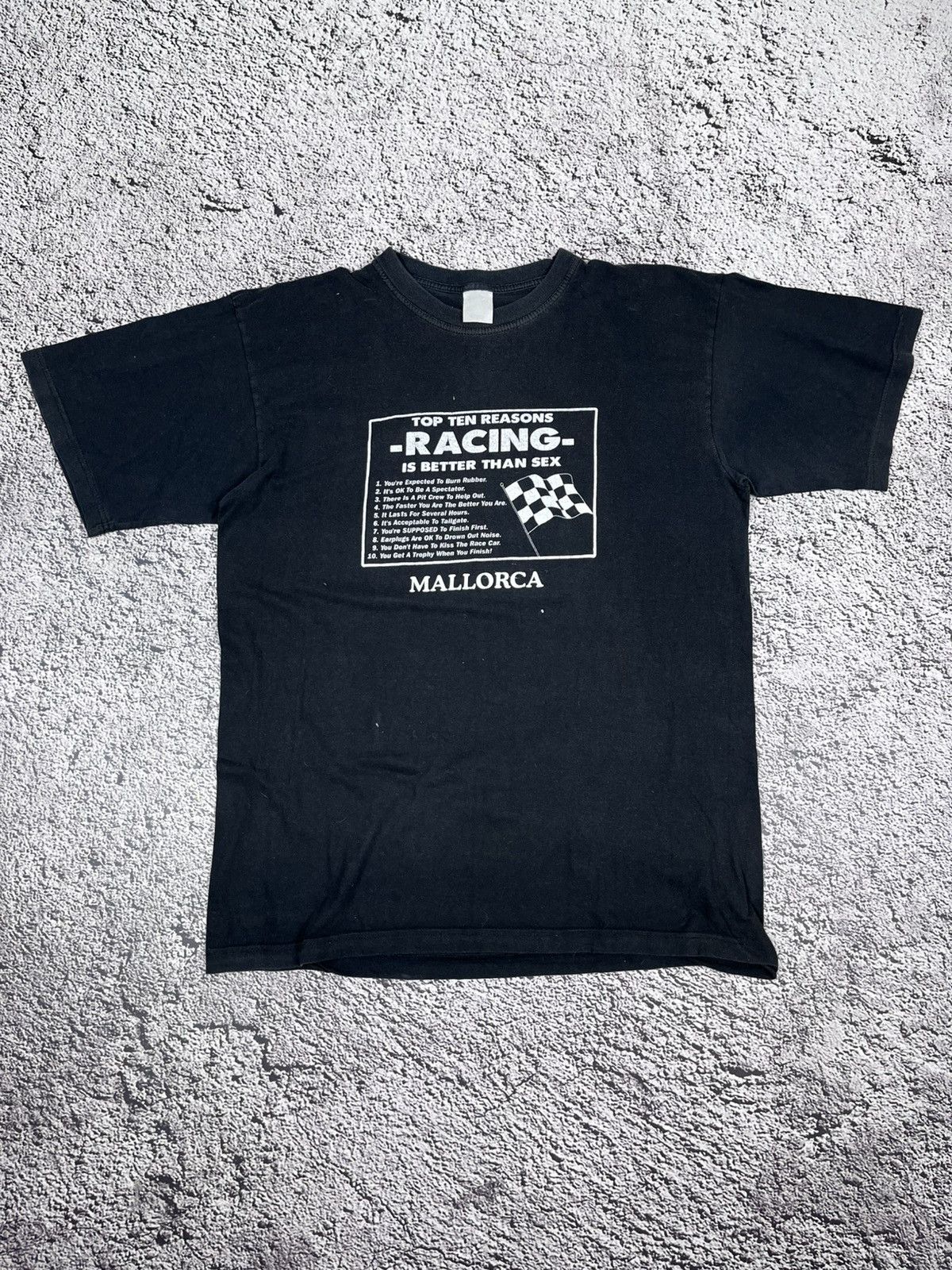 Vintage Vintage Faded Mallorca Racing Logo T Shirt size Xl Size US XL / EU 56 / 4 - 1 Thumbnail