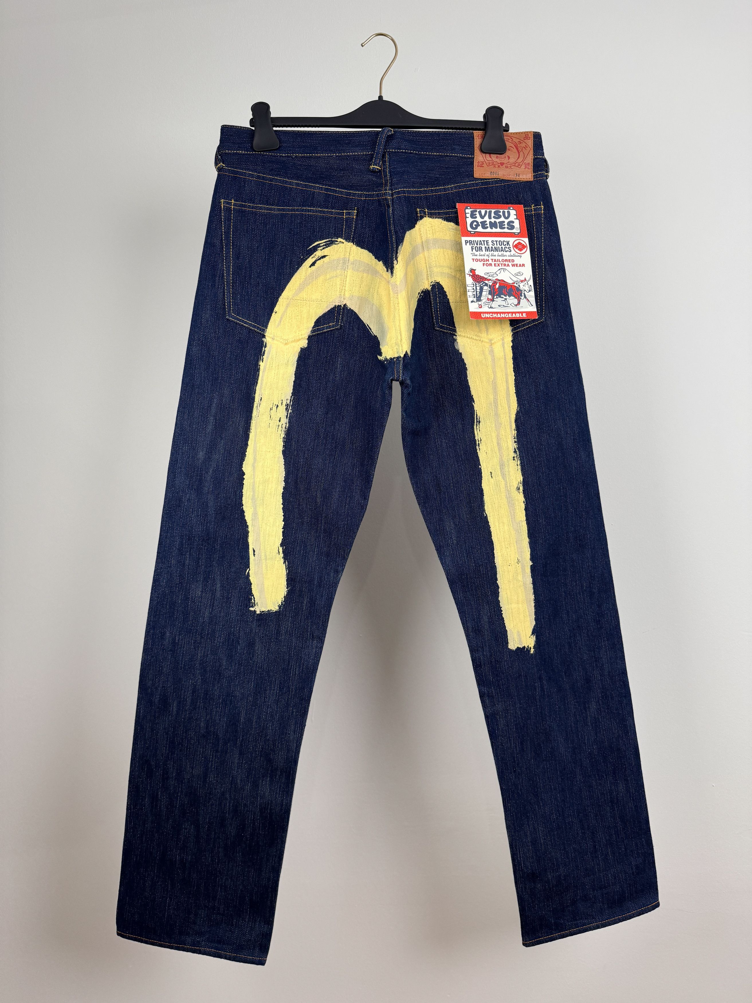 EVISU Men's buy Jeans Tough Tailored For Extra Wear!