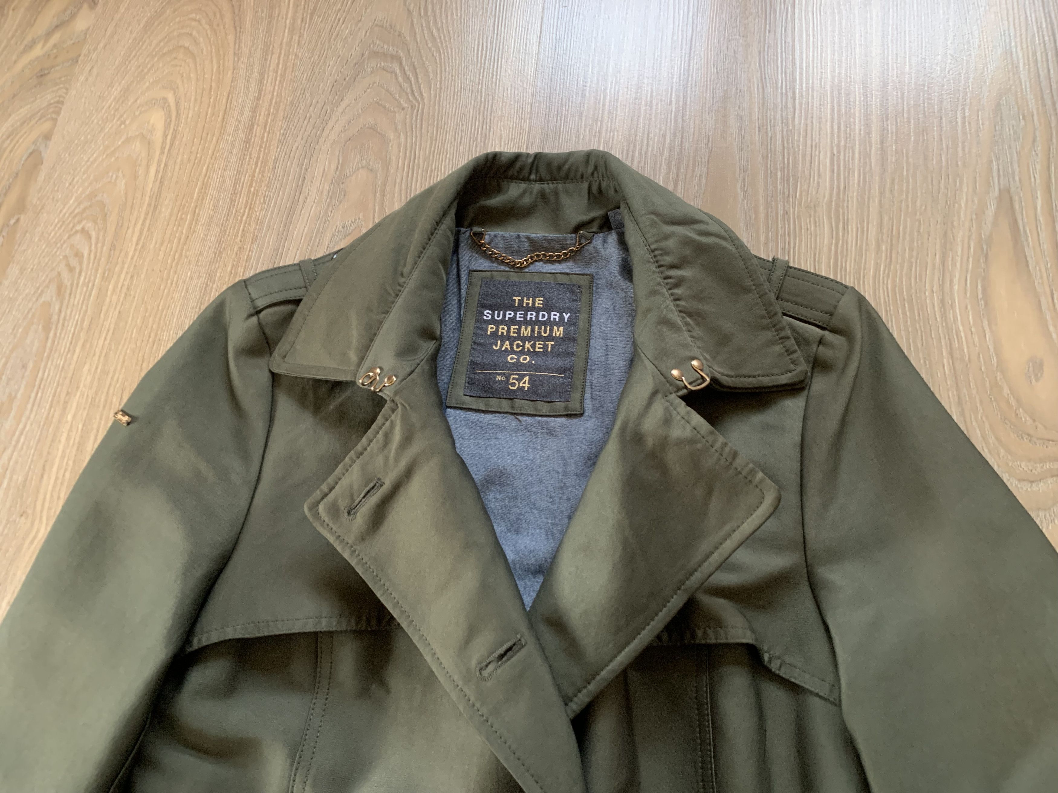 Superdry The Superdry Premium Womens Trench Coat Belted Jacket Size M / US 6-8 / IT 42-44 - 6 Thumbnail