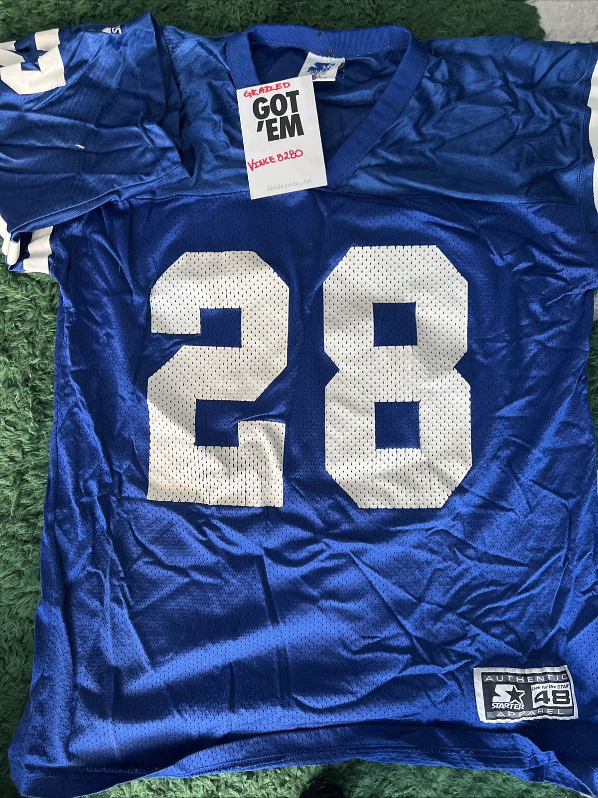 Starter Vintage x Indianapolis Colts x Marshall Faulk Size US L / EU 52-54 / 3 - 3 Thumbnail