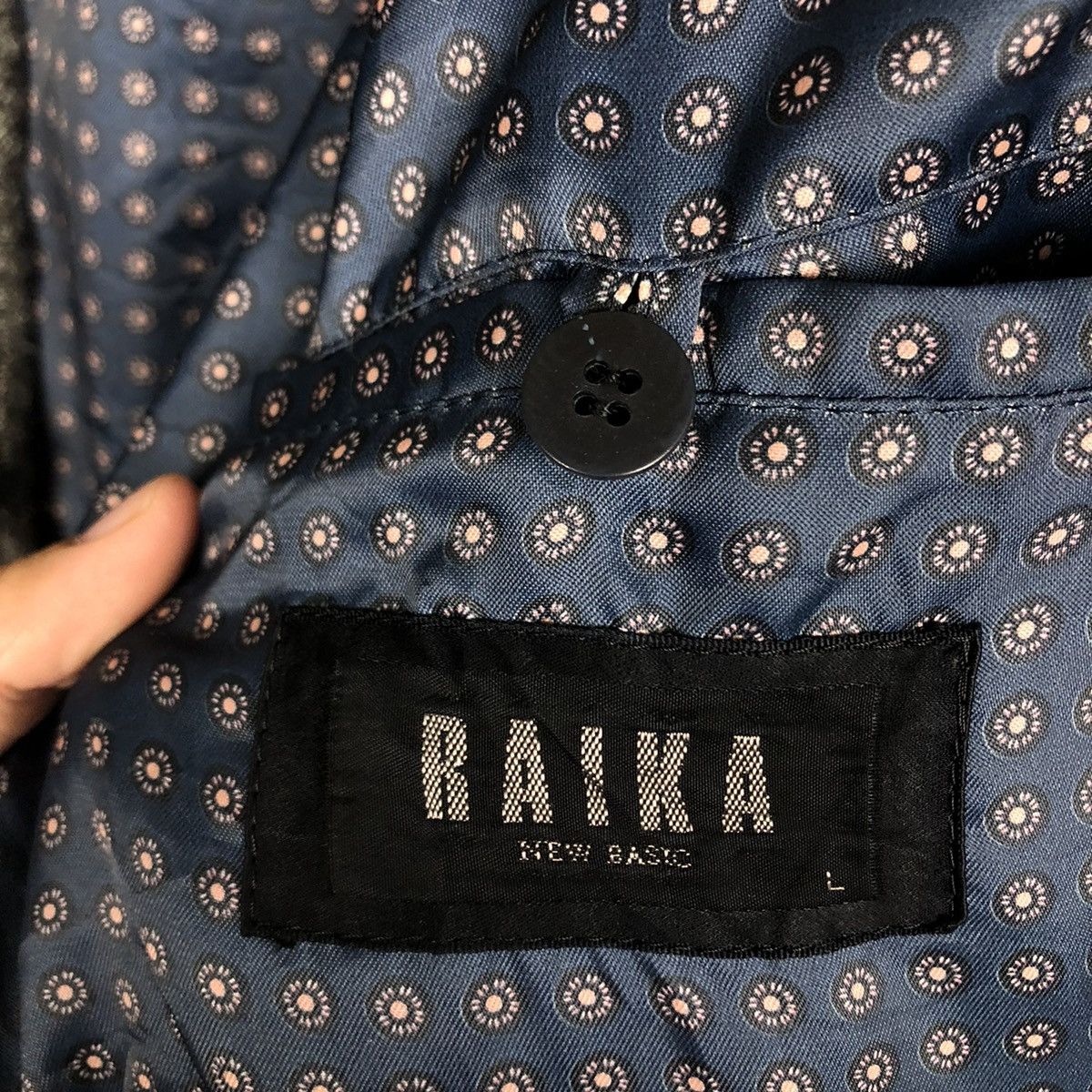 Issey Miyake VINTAGE HERRINGBONE WOOL BOMBER JACKET RAIKA ISSEY MIYAKE Size US L / EU 52-54 / 3 - 12 Thumbnail