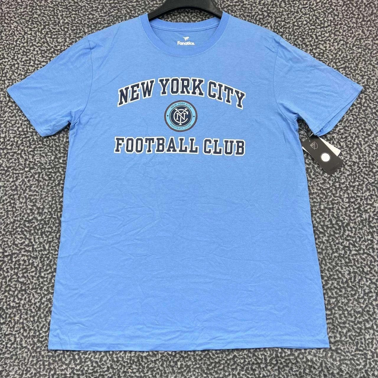 Other New York City FC Shirt Men Blue Short Sleeve Crew Neck New L Size US L / EU 52-54 / 3 - 1 Thumbnail