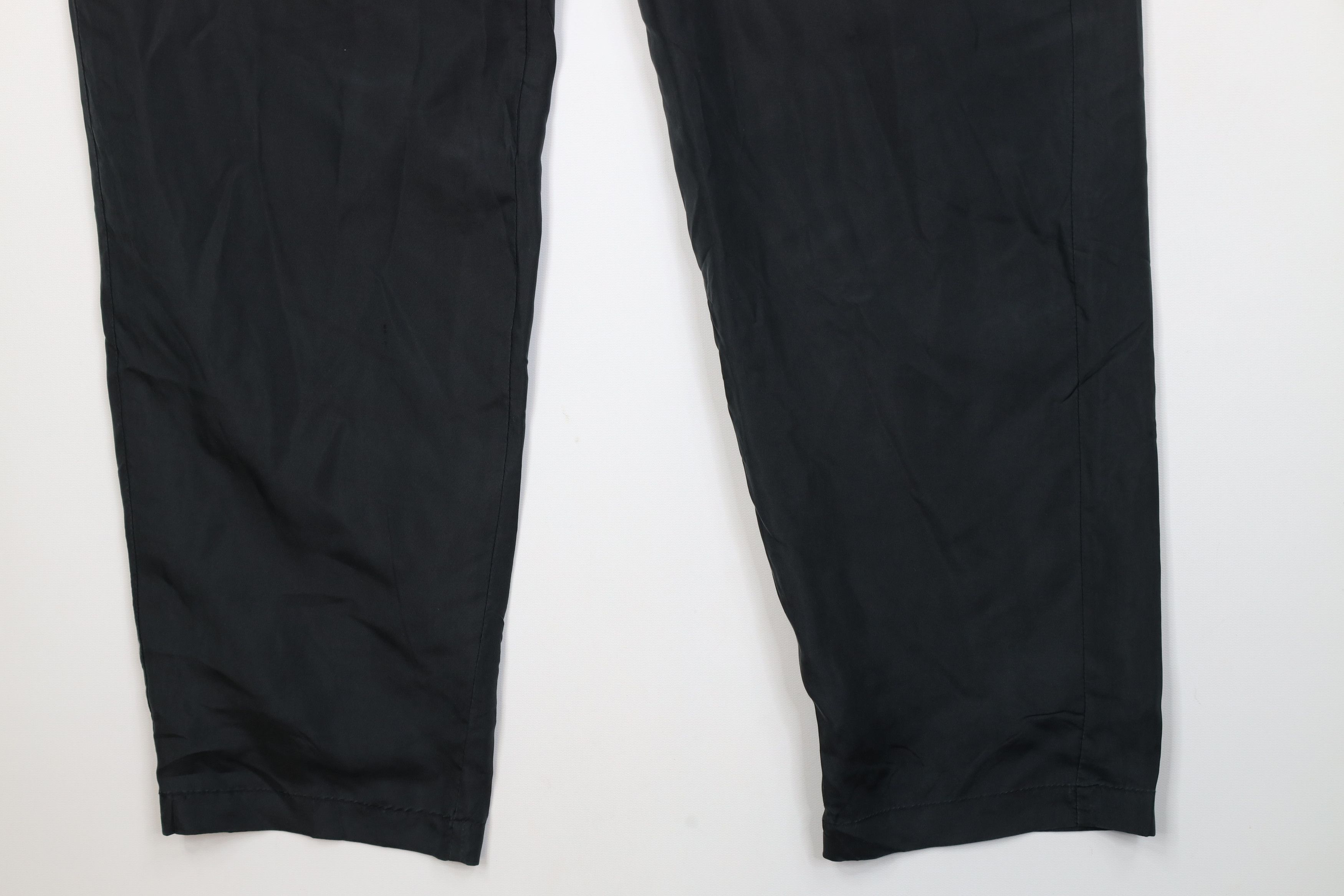 Vintage Vintage 90s Streetwear Blank Lightweight Silk Pants Black Size US 34 / EU 50 - 4 Thumbnail