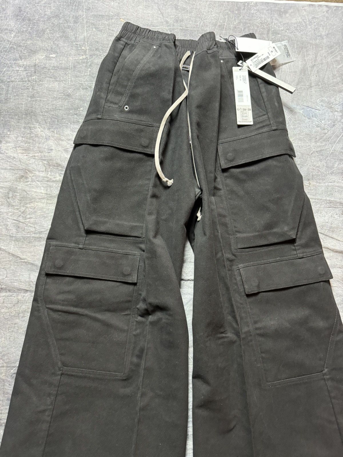 Rick Owens Rick Owens Porterville Wide Leg Cargo Bela Pants in Black Size US 36 / EU 52 - 3 Thumbnail