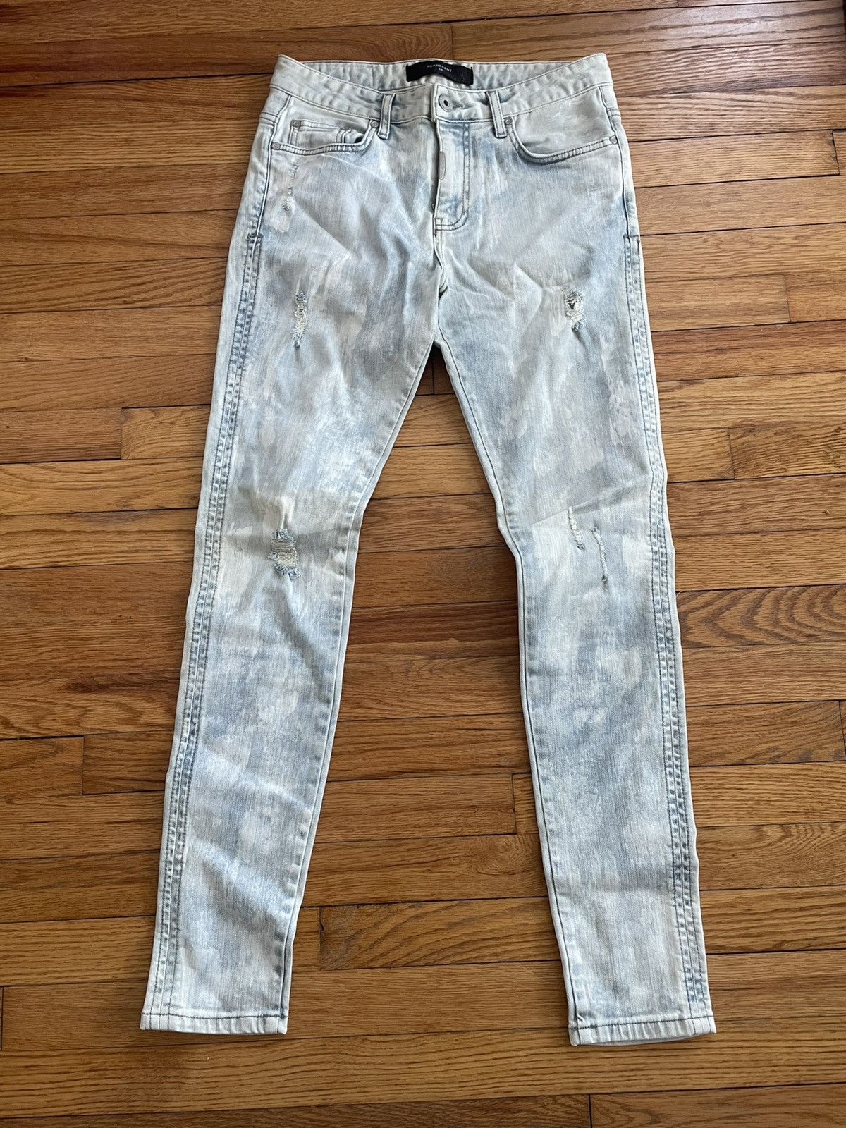 Represent Clo. Represent Clo R2 STRAIGHT LEG DENIM Blue Cream 