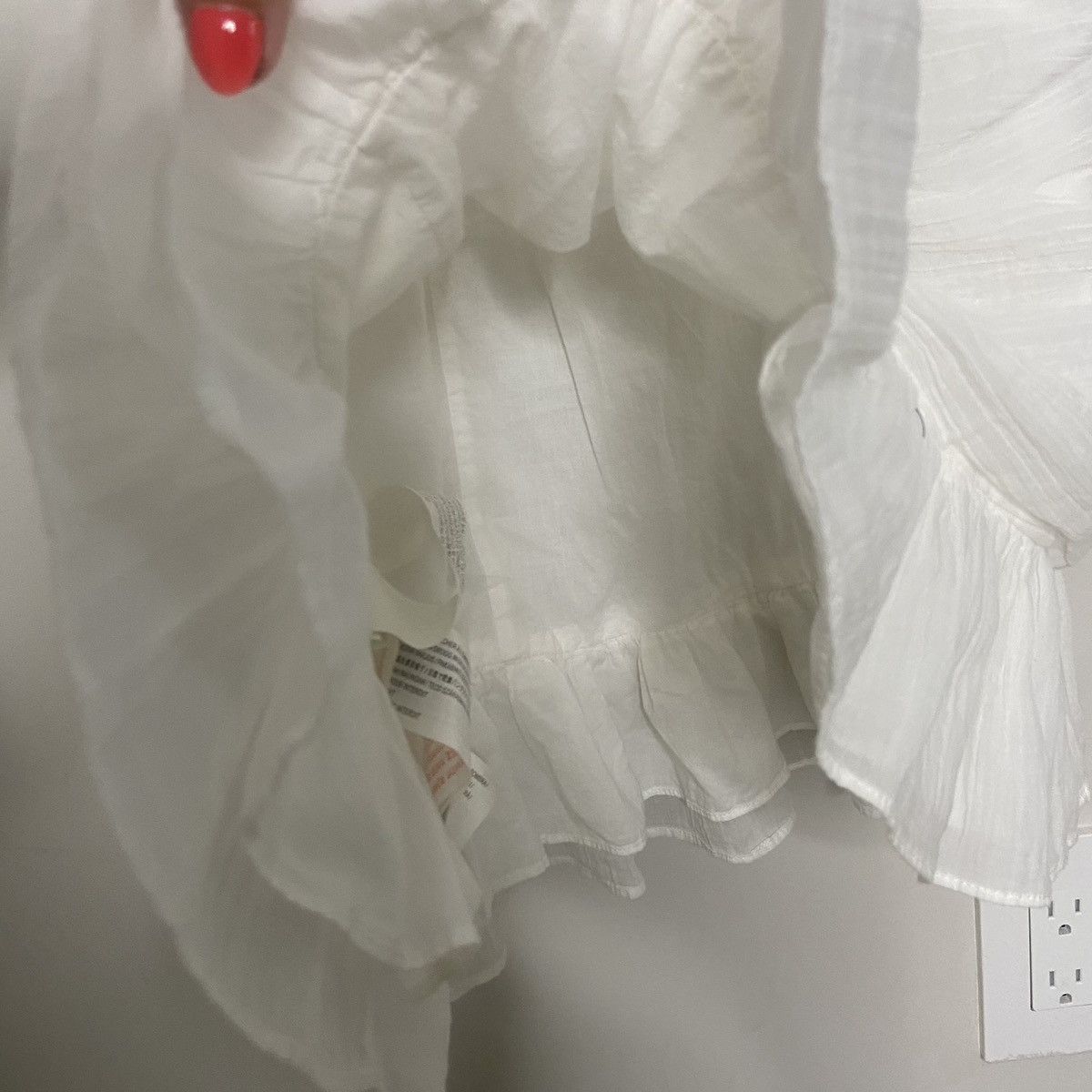 MINKPINK NWOT MINK PINK Ruched White Mini Dress | XS Size XS / US 0-2 / IT 36-38 - 8 Thumbnail