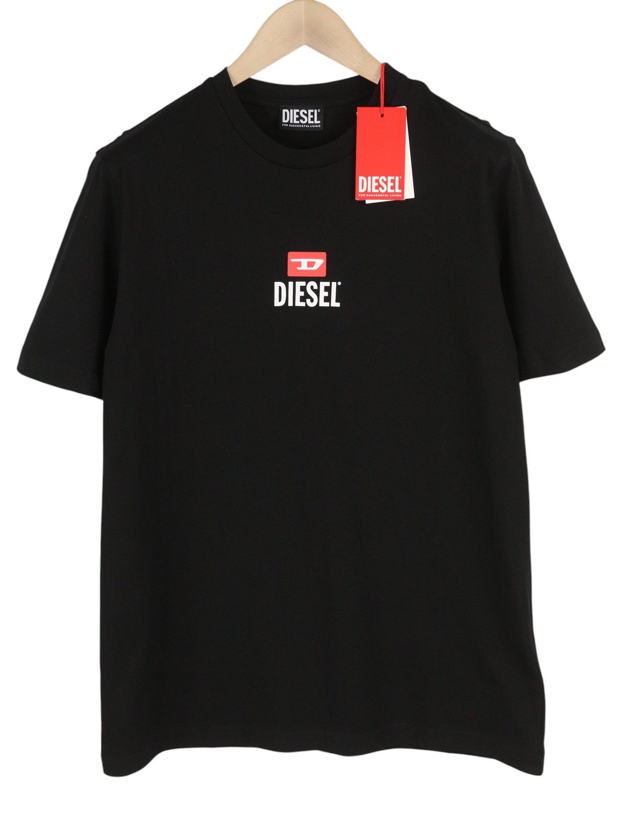 Diesel T-JUST-SMALL-NEW D LOGO M Tricot Front Logo T-Shirt 84118 Size US M / EU 48-50 / 2 - 1 Thumbnail
