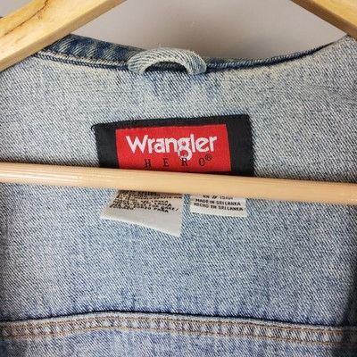 Wrangler Wrangler HERO Blue Denim Trucker Jacket Size Large Size US L / EU 52-54 / 3 - 5 Thumbnail