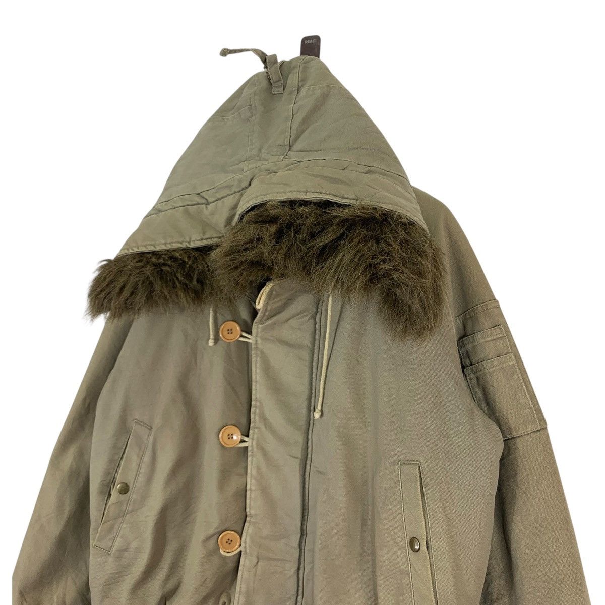 Japanese Brand × Oshkosh × Vintage Vintage Oshkosh Fur Hooded Jacket Size US M / EU 48-50 / 2 - 4 Thumbnail