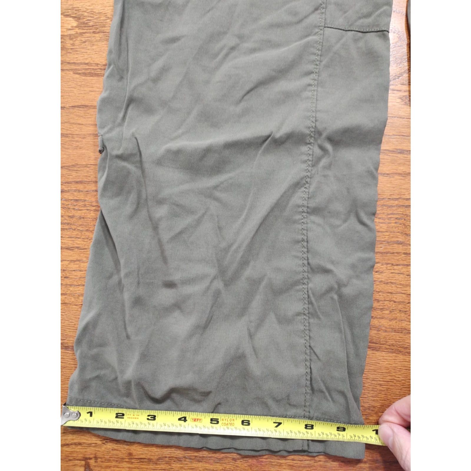Vintage Duluth Trading Pants Women 18x31 DuluthFlex Roll Up Cargo Stretch Green Nylon Size 40" / US 18 - 7 Thumbnail