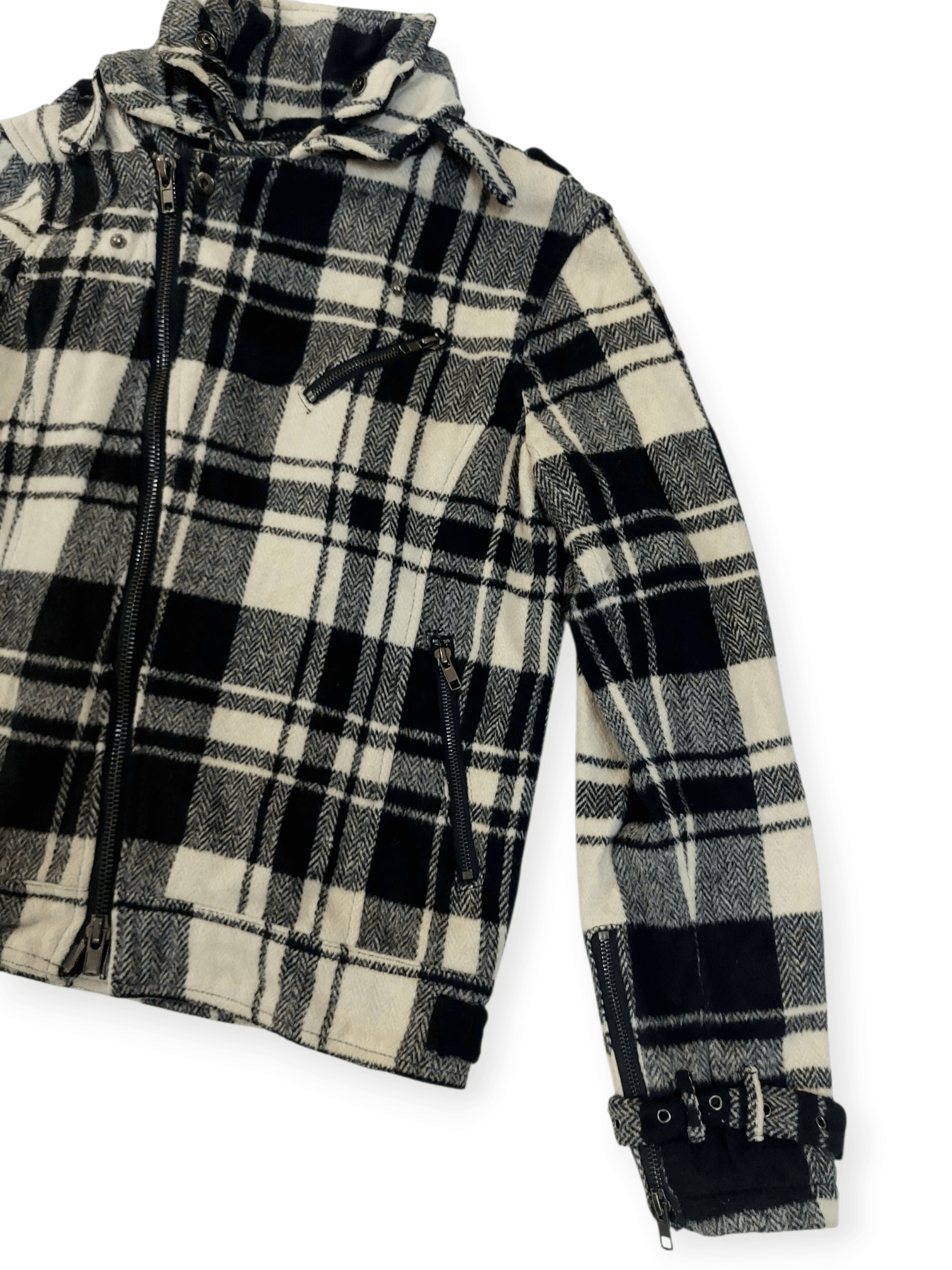 Designer Xfrm Multi Zipped Nova Check Jacket Size US M / EU 48-50 / 2 - 10 Thumbnail