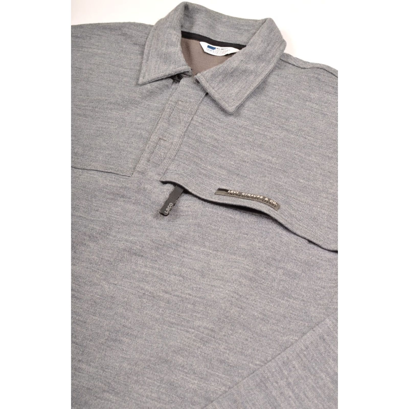 Levi's VINTAGE Levi's All-Duty Vintage Cotton Wool Blend Sweatshirt M Gray Mens Size US M / EU 48-50 / 2 - 2 Thumbnail