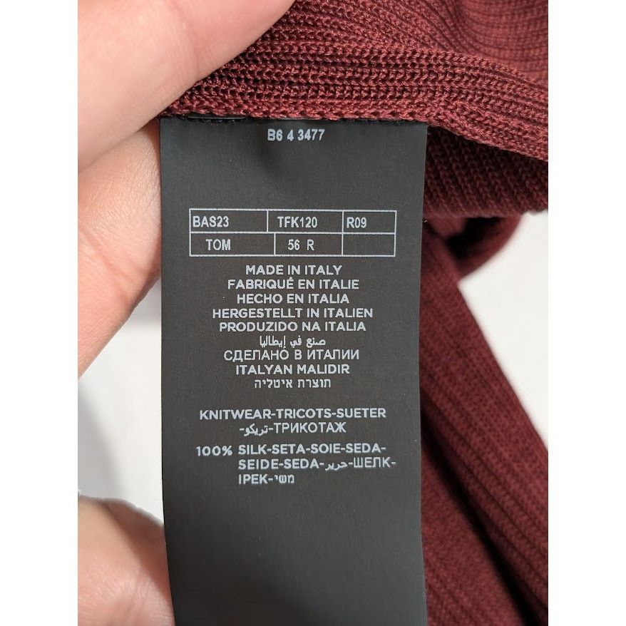 Tom Ford o1rshd1 Rollneck Sweater in Burgunday Size US XL / EU 56 / 4 - 15 Thumbnail