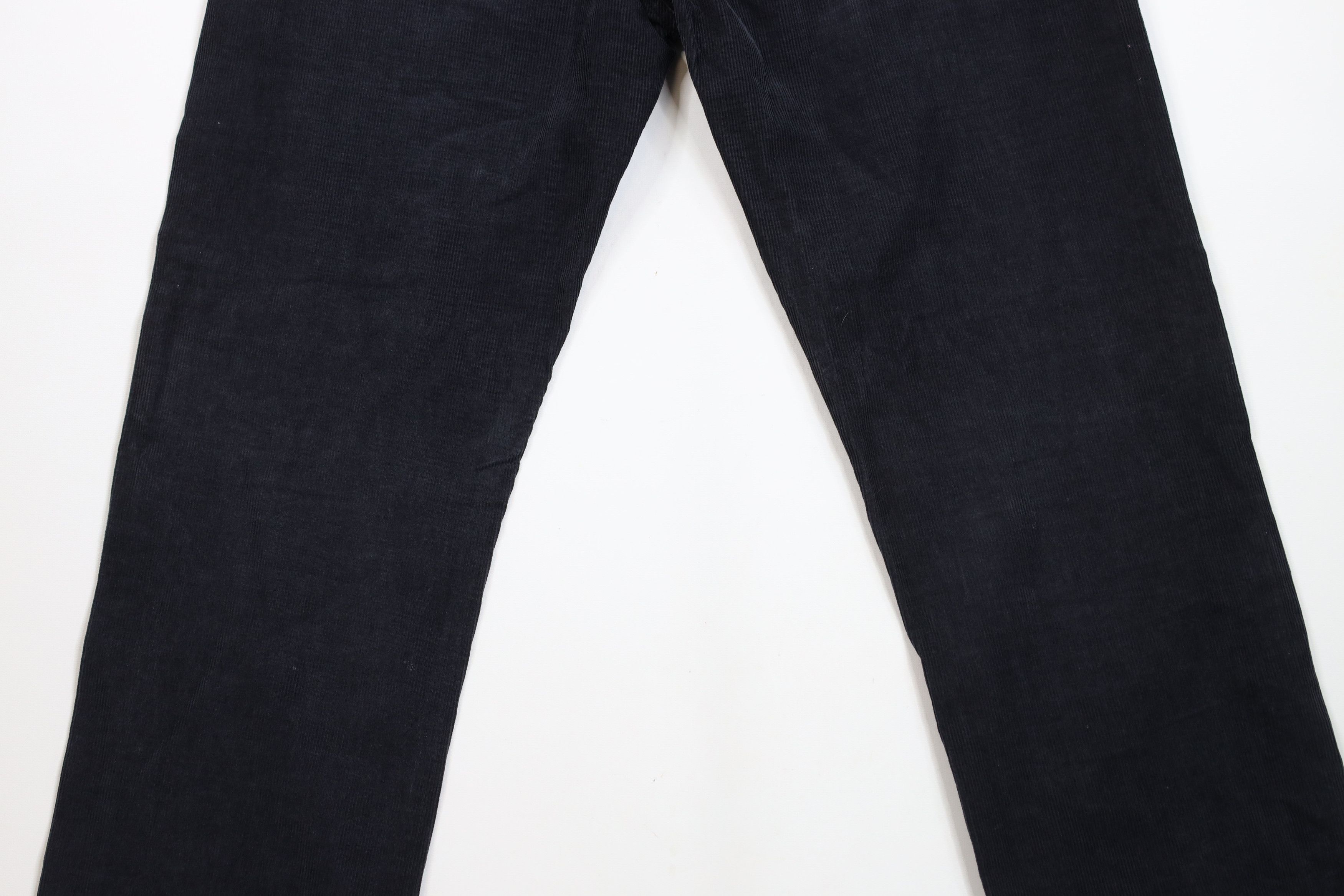 J.Crew × Vintage Vintage J Crew Faded Straight Leg Corduroy Chino Pants Black Size US 33 - 11 Thumbnail