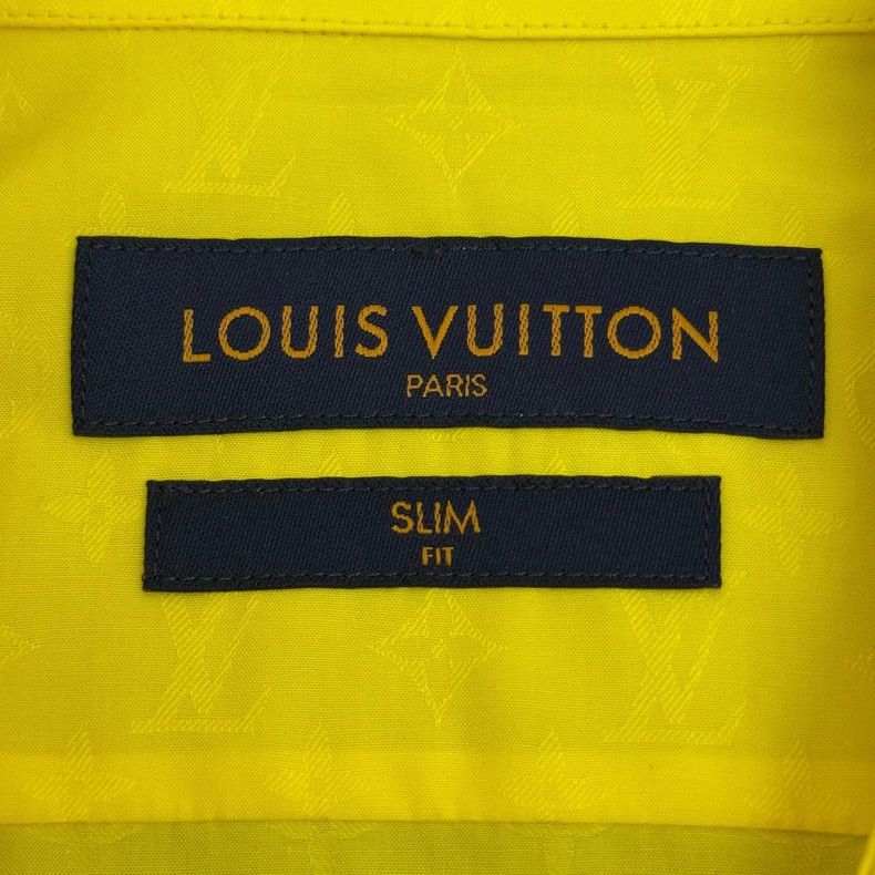 Louis Vuitton Louis Vuitton Yellow full logo shirt 2505-Nextarrow Size US S / EU 44-46 / 1 - 5 Thumbnail