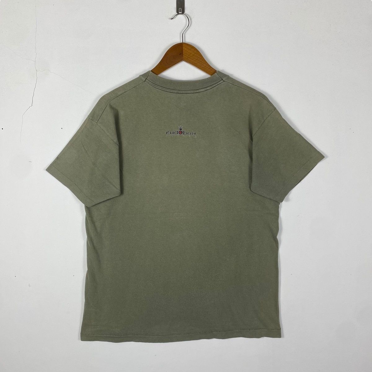 Vintage Vintage 90's RUDEBOY STYLEE Booya Jazz Sun Faded Tee Shirt Size US L / EU 52-54 / 3 - 5 Thumbnail