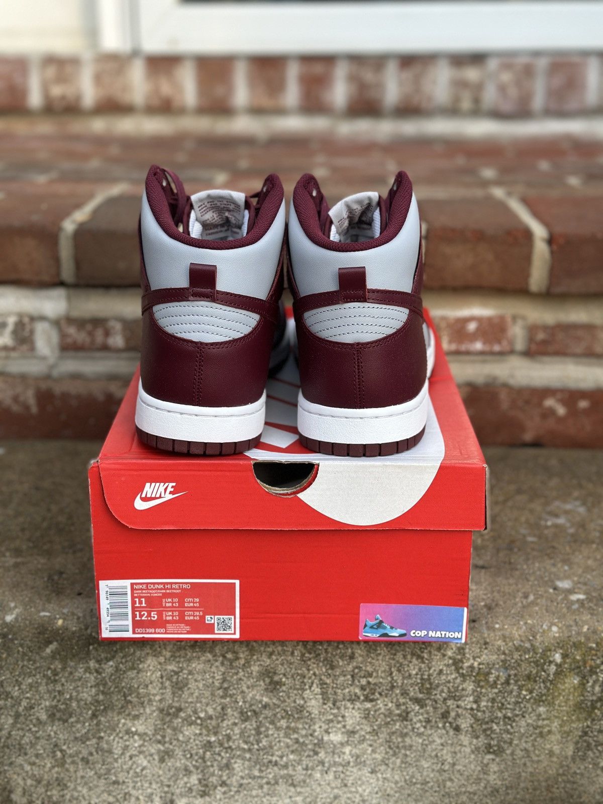 Nike Nike Dunk High Beetroot (11M) Size US 11 / EU 44 - 4 Thumbnail