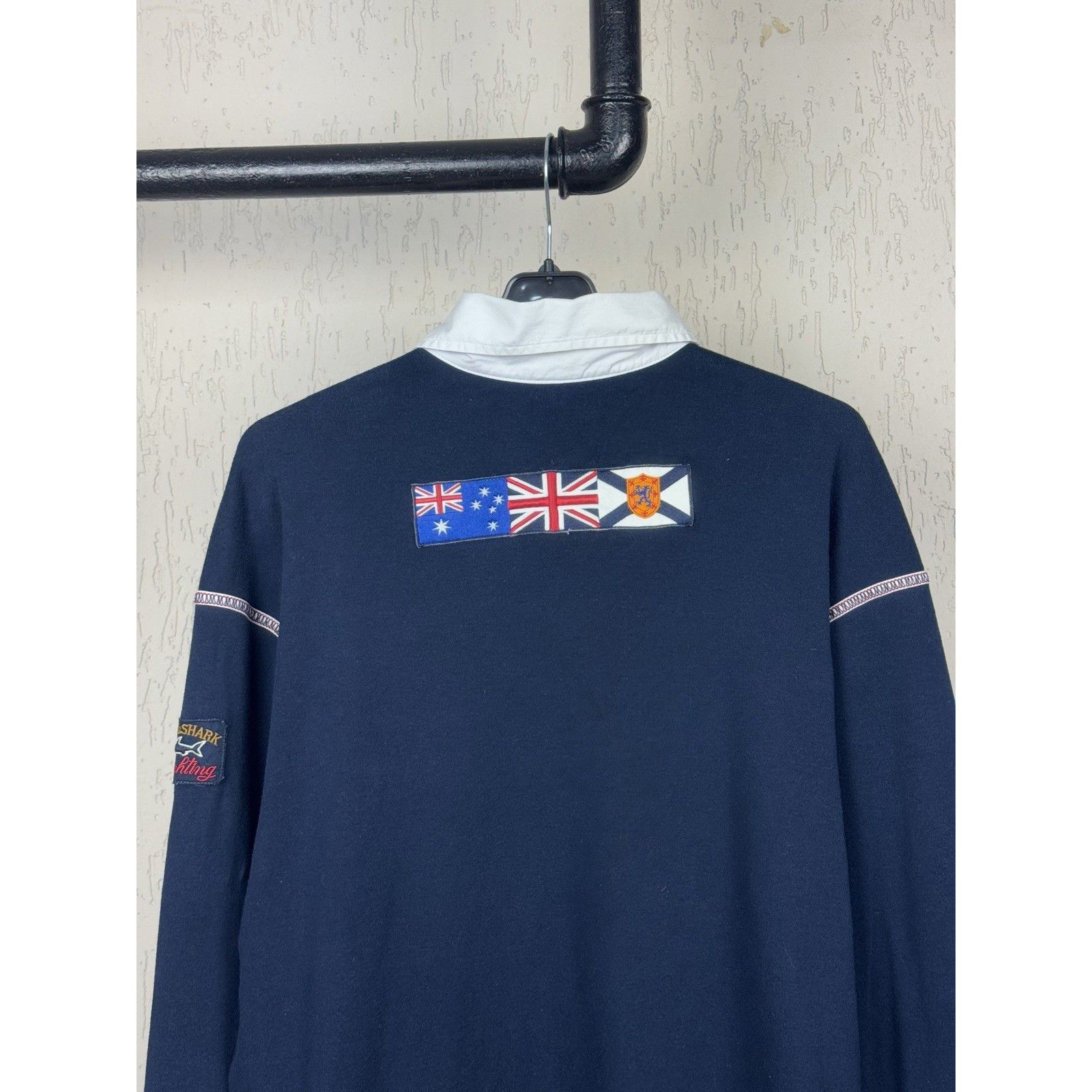 Paul & Shark Paul & Shark Yachting Rugby Shirt Vintage Long Sleeve Polo N Size US L / EU 52-54 / 3 - 5 Thumbnail