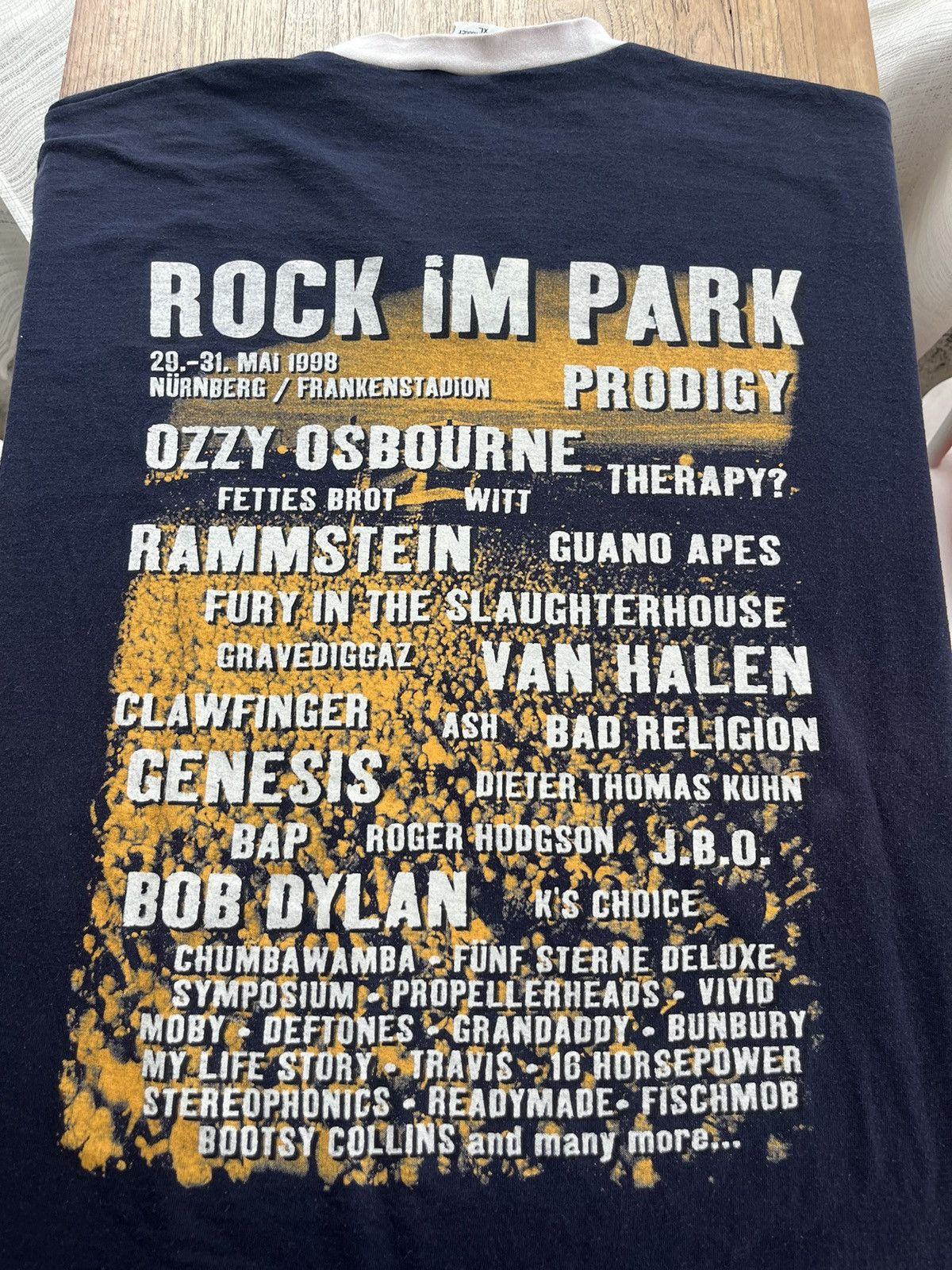 Vintage Vintage MTV Rock I’m Park ( Ringer Shirt )1998’s Tour tees Size US XL / EU 56 / 4 - 9 Thumbnail