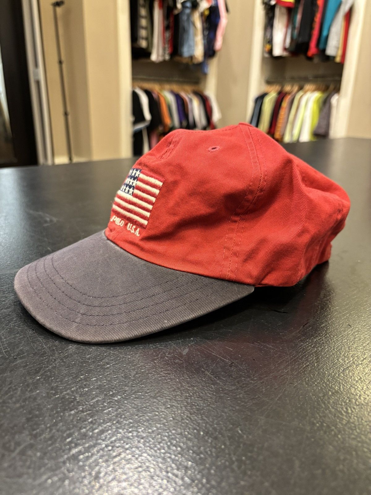 Polo Ralph Lauren Polo Ralph Lauren Flag Hat Size ONE SIZE - 2 Thumbnail