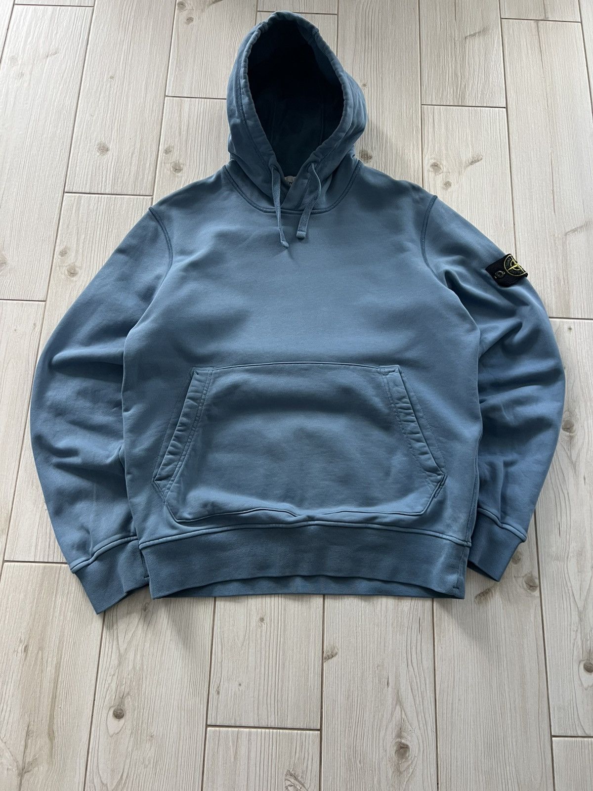 Stone Island Stone Island Hoodie Basic Blue Patch Authentic Size US L / EU 52-54 / 3 - 4 Thumbnail
