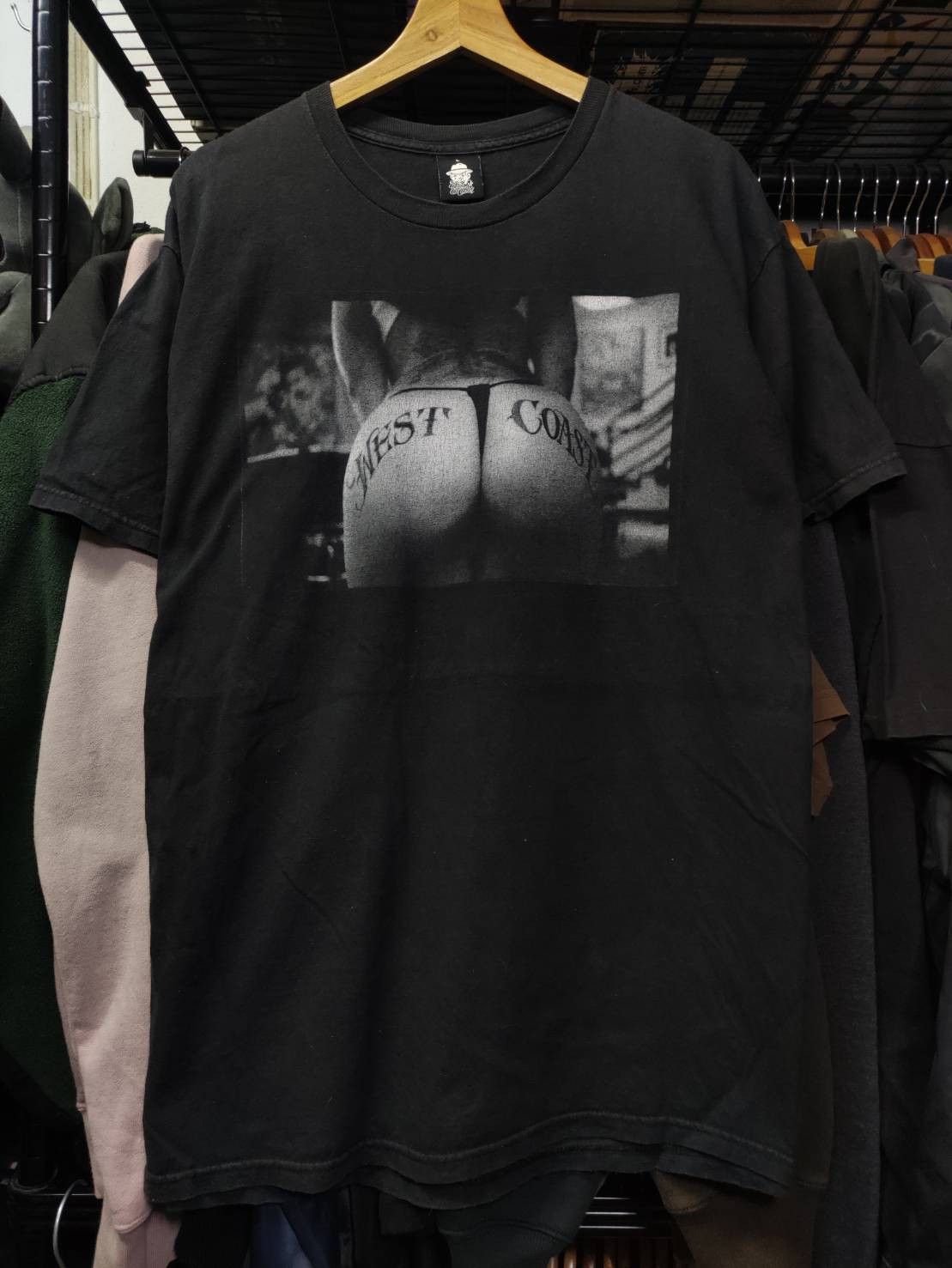 Rihanna Vtg 00's Estevan Oriol " West Coast " T-Shirt Size US L / EU 52-54 / 3 - 3 Thumbnail