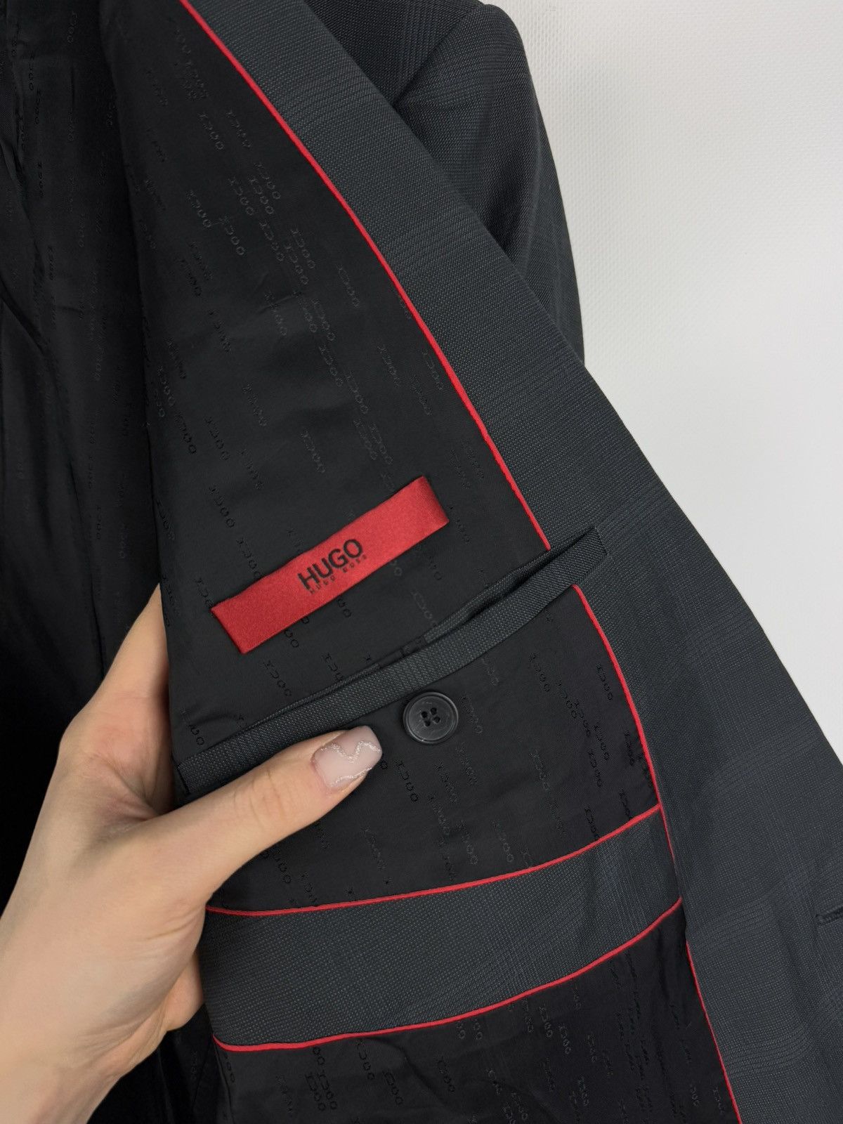 Hugo Boss Hugo Boss Aiko1/Heise Wool Plaid 2 Piece Suit Blazer Pants Size 40L - 11 Thumbnail