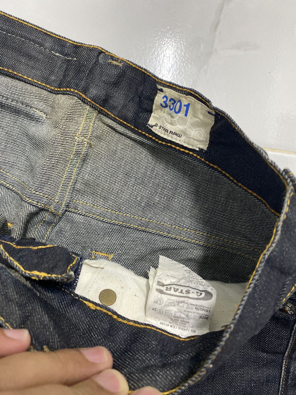 G-Star G Star Raw Waxed Denim Jeans Size US 30 / EU 46 - 5 Thumbnail