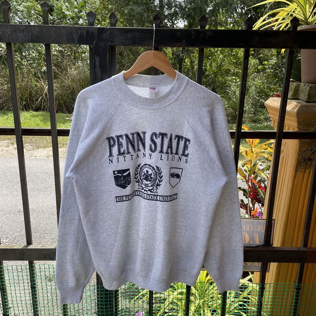 Fruit Of The Loom × Vintage 🔥Vintage Penn State University Big Logo Sweatshirts Size US M / EU 48-50 / 2 - 1 Thumbnail