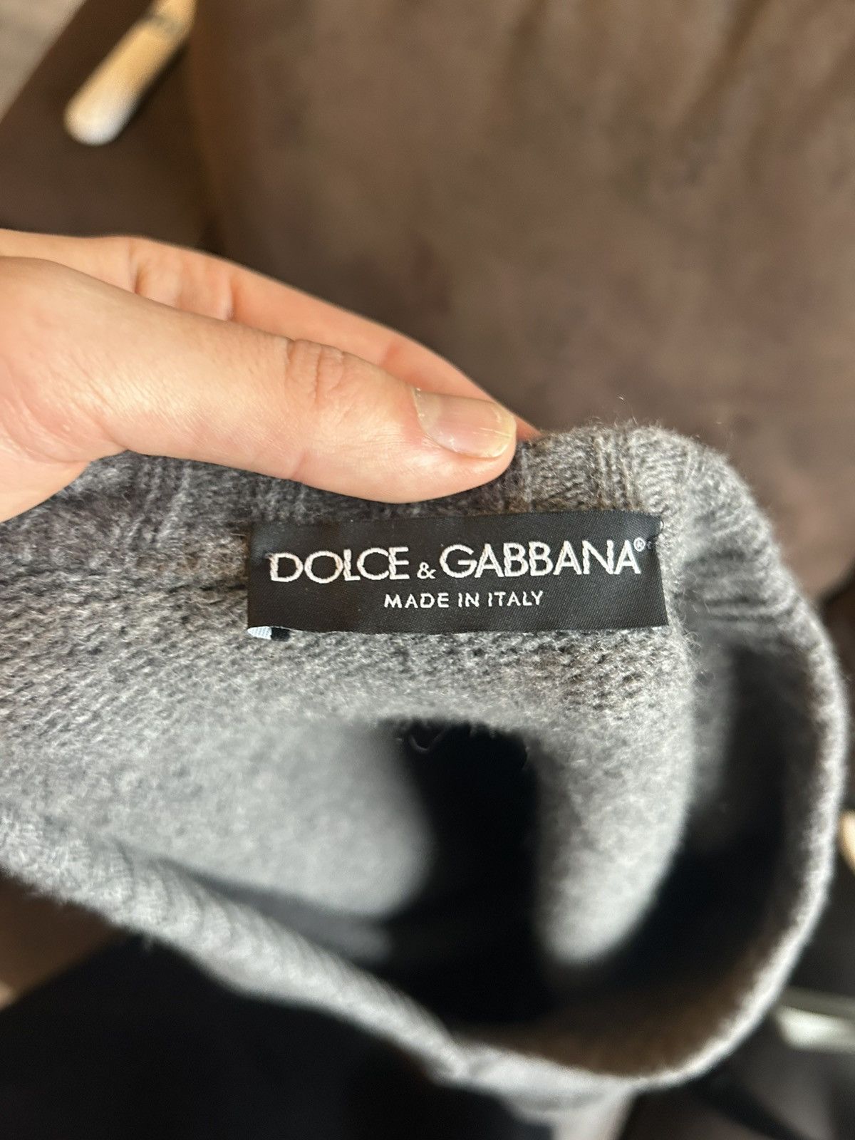 Dolce & Gabbana Dolce & Gabbana Virgin Wool Cardigan - Size 54 Size US L / EU 52-54 / 3 - 9 Thumbnail