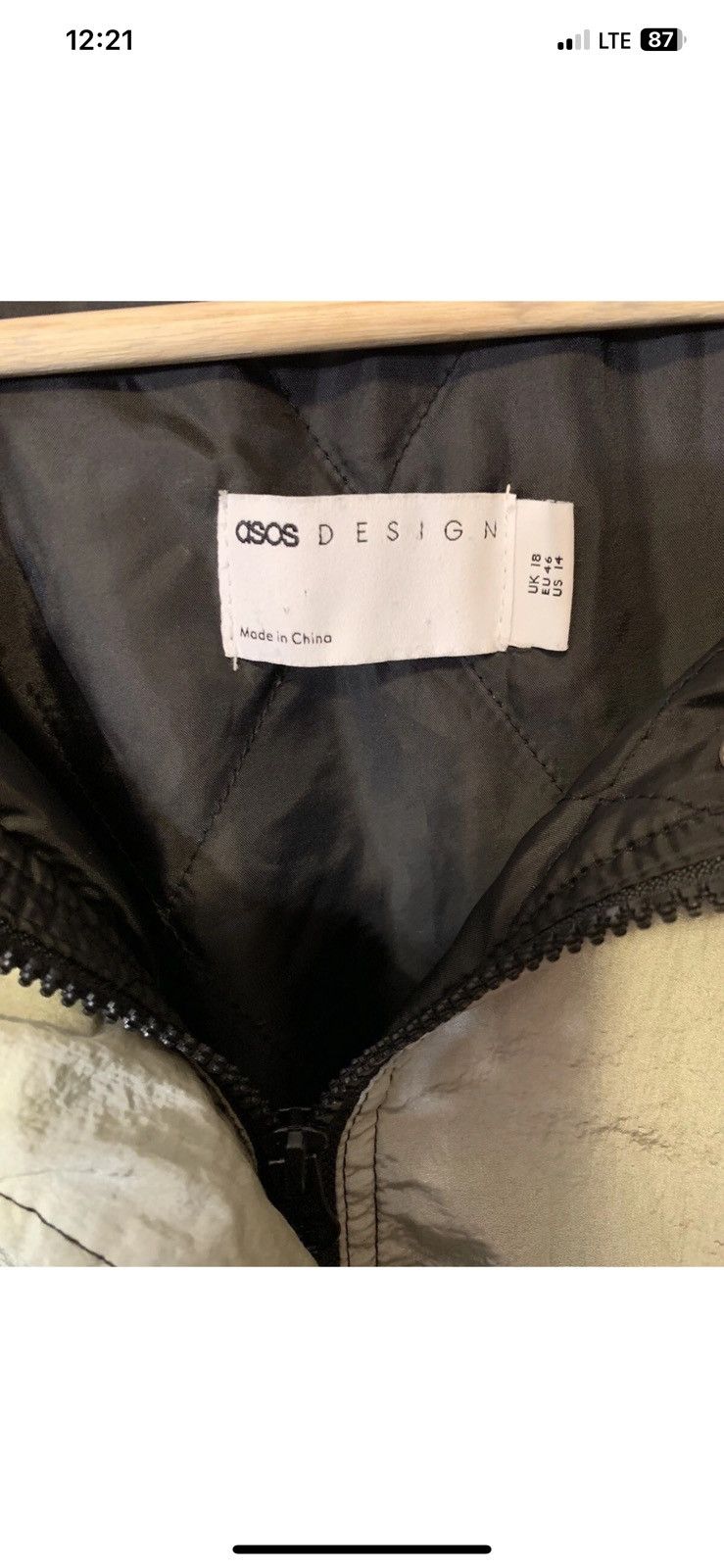 Asos Asos design womens sz 14 snow jacket windbreaker Size ONE SIZE - 2 Thumbnail