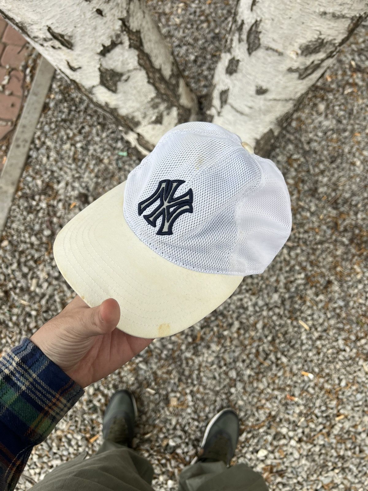 Vintage VERY RARE ADIDAS NEW YORK YANKEES MLB CAP RETRO Y2K 90s NY Size ONE SIZE - 1 Thumbnail