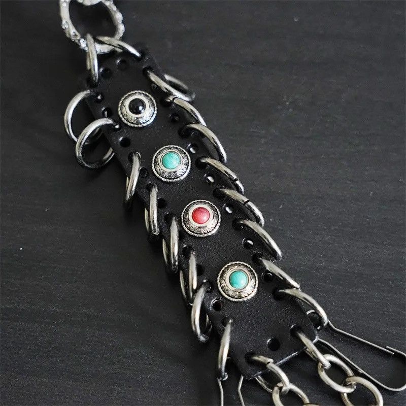 Jewelry Hip Hop Retro Chain Keychains Pants Chain Waist Chain Size ONE SIZE - 2 Thumbnail