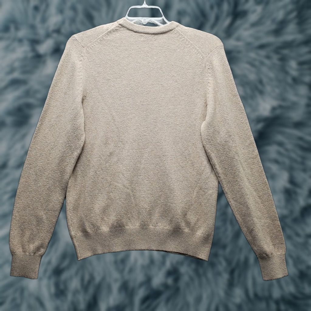 Izod IZOD Sweater Mens Small Brown Cotton Knit Long Sleeve Crew Neck Pullover Size US S / EU 44-46 / 1 - 1 Thumbnail