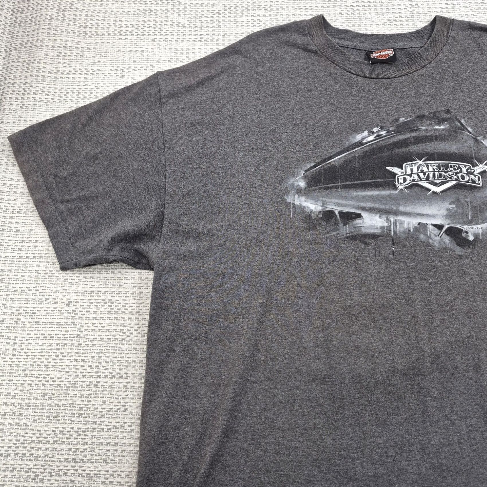 Harley Davidson Harley-Davidson Shirt Mens 3XL Gray Skull Tank Graphic Biker Tee Cancun Mexico Size US XXL / EU 58 / 5 - 5 Thumbnail