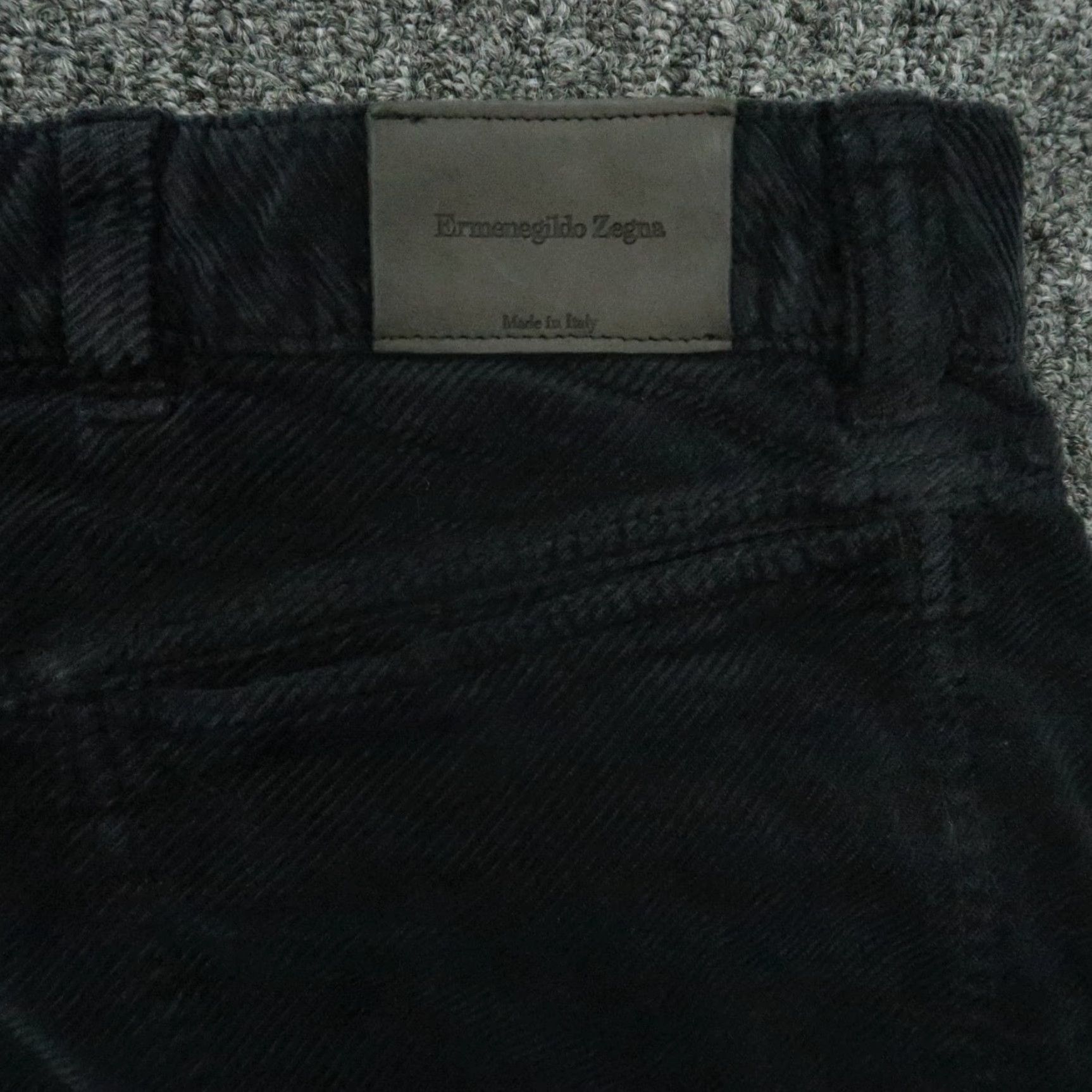 Ermenegildo Zegna Ermenegildo Zegna Pants Mens 36x28 Blue Corduroy Chino Trouser Italy Size US 36 / EU 52 - 6 Thumbnail
