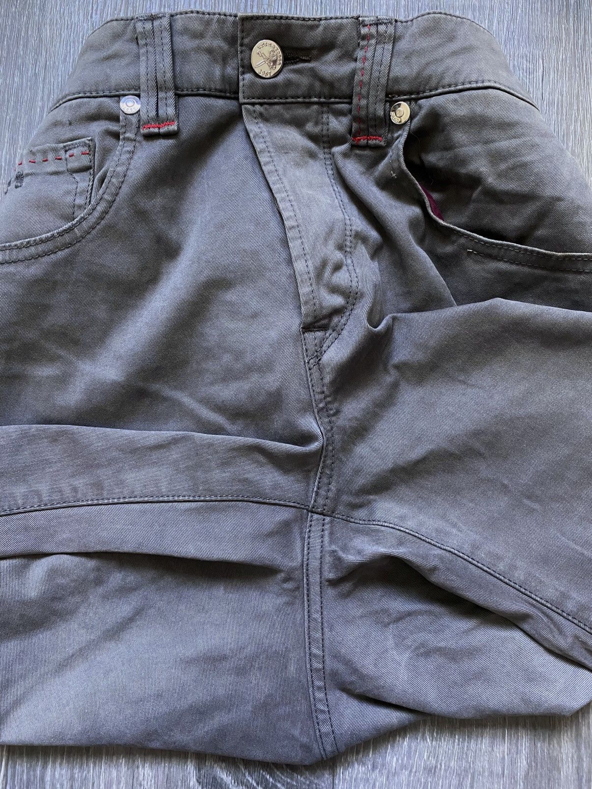 Other Sartoria Tramarossa Michelangelo Gray Casual Pants Trousers Size US 31 - 19 Thumbnail