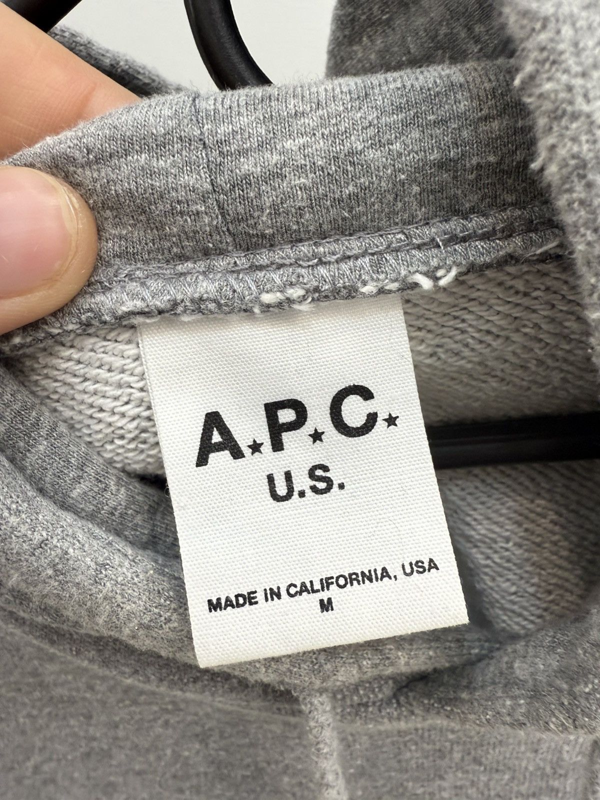 A.P.C. A.P.C. US Made Logo Hoodie Size US M / EU 48-50 / 2 - 3 Thumbnail