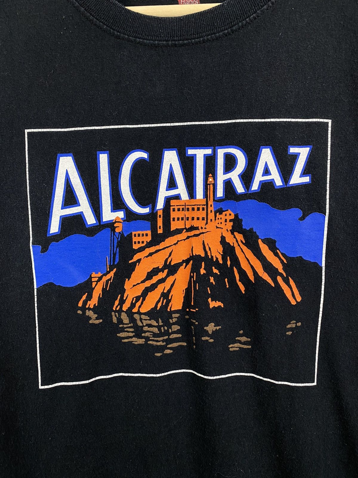 Hanes Vintage 90s Alcatraz Golden Gate National Parks t-shirt rare Size US M / EU 48-50 / 2 - 4 Thumbnail